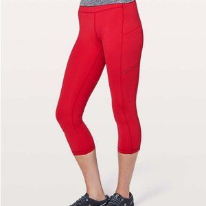 Lululemon Speed Up Tight - Red - Size 4 - Great Used Condition
